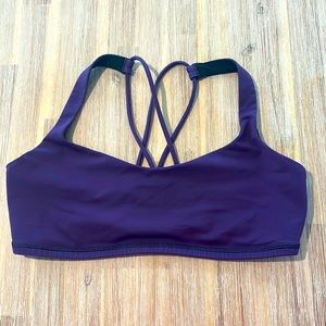 Classic Purple Lululemon Sports Bra, Size 8